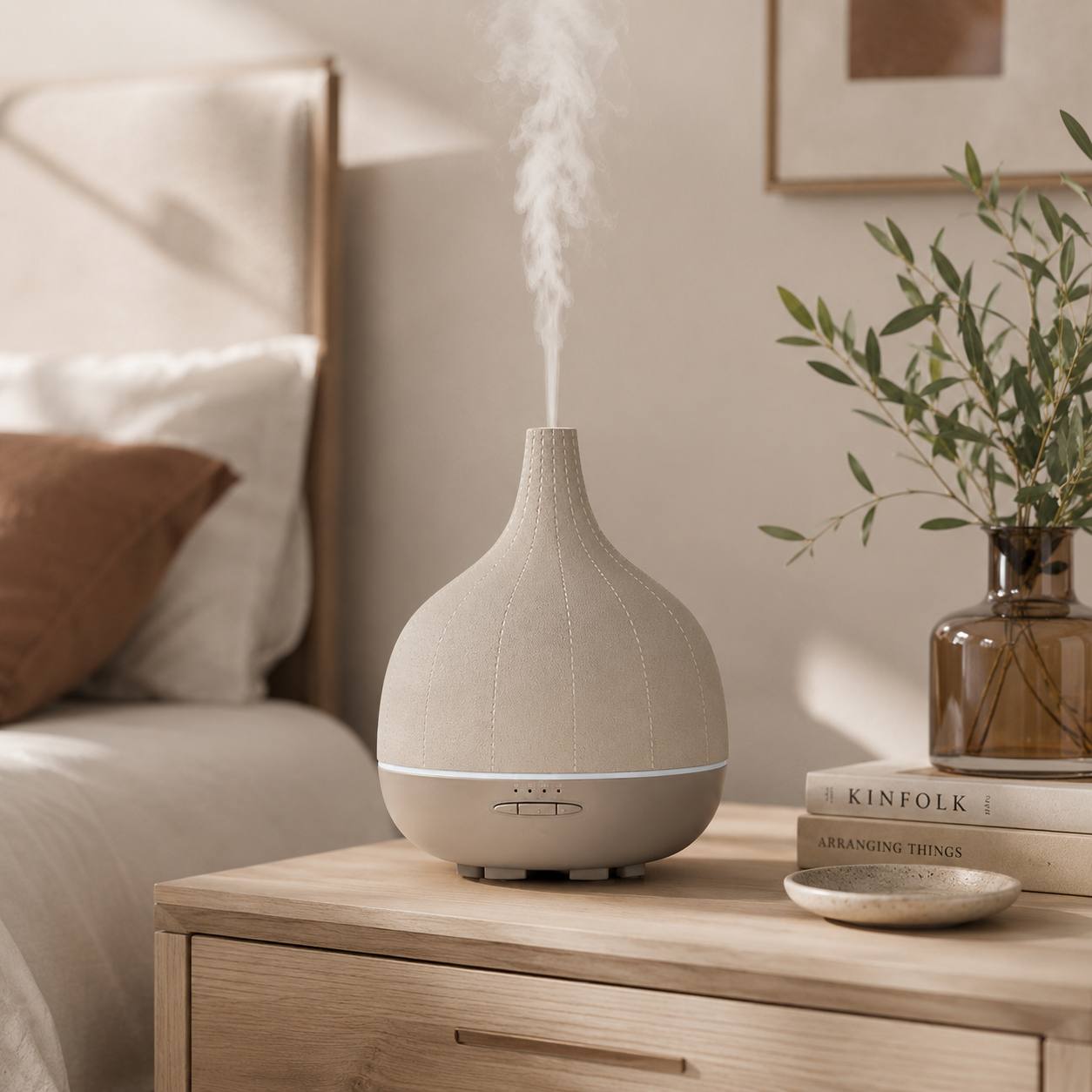 Furatek StoneMist Aroma Diffuser - 300ml Ultrasonic Humidifier