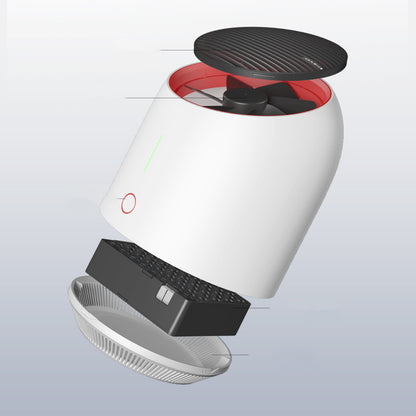 Furatek PureAir Mini Air Purifier with 3 Fan Speeds for Bedroom, Desk and Office