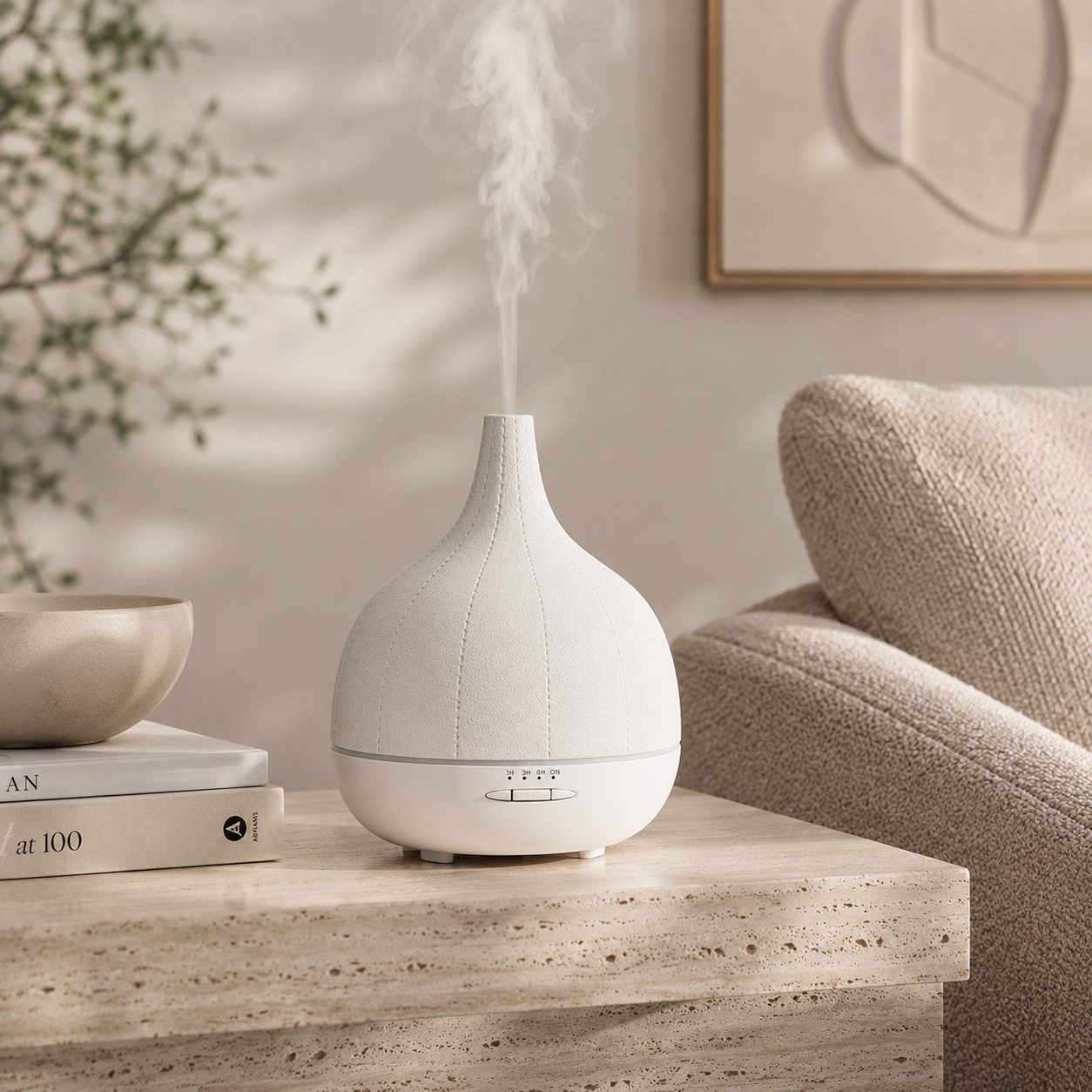 Furatek StoneMist Aroma Diffuser - 300ml Ultrasonic Humidifier