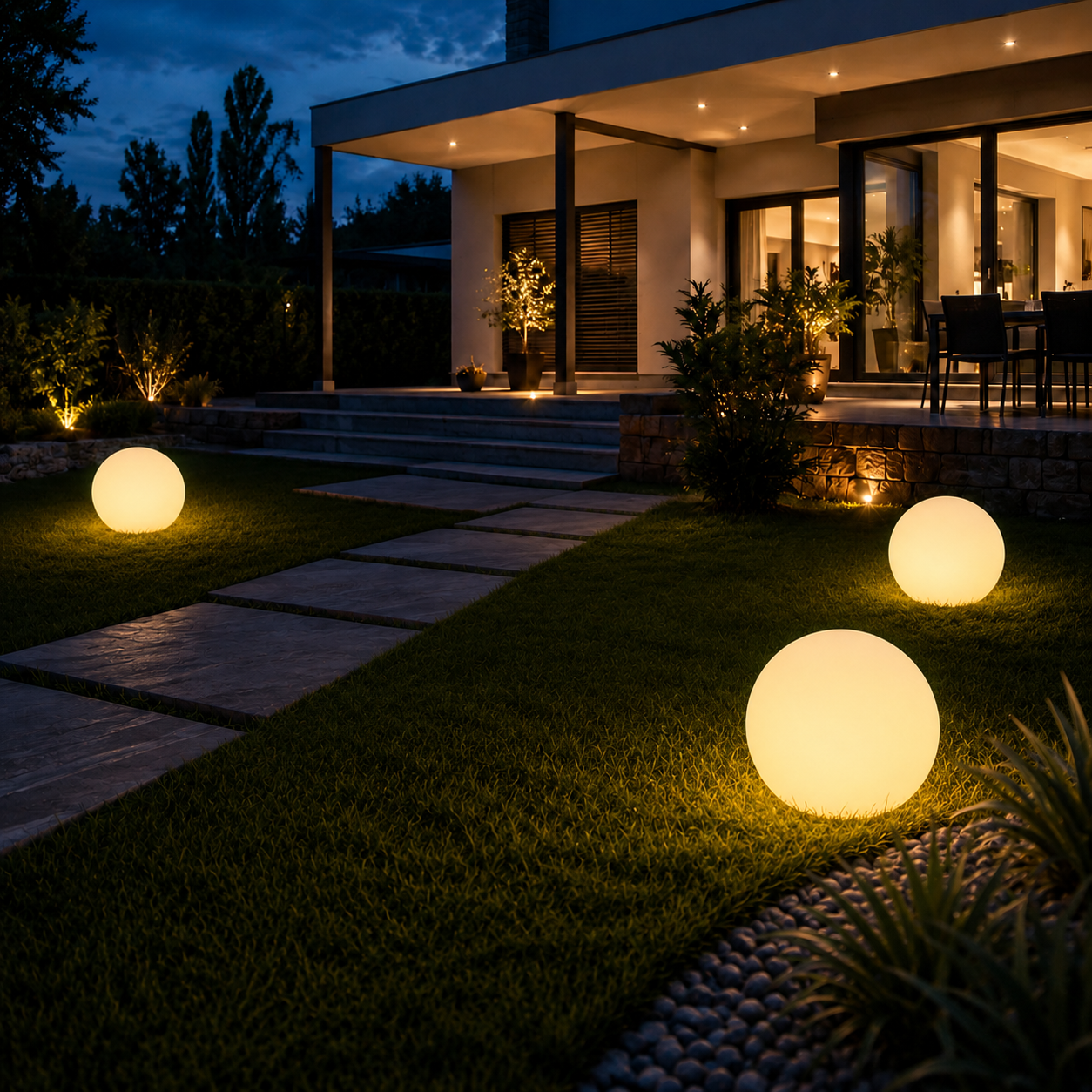 Furatek LED Luminous Ball Light Outdoor Waterproof
