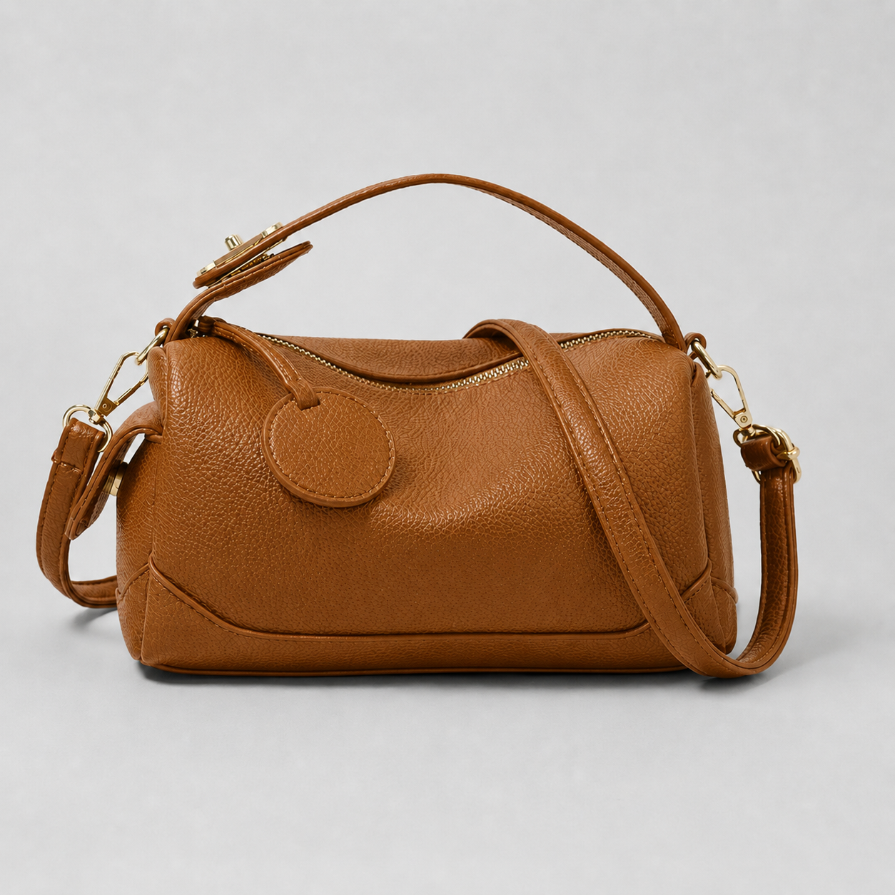 Women’s Soft Pillow Crossbody Bag – PU Leather Shoulder Handbag
