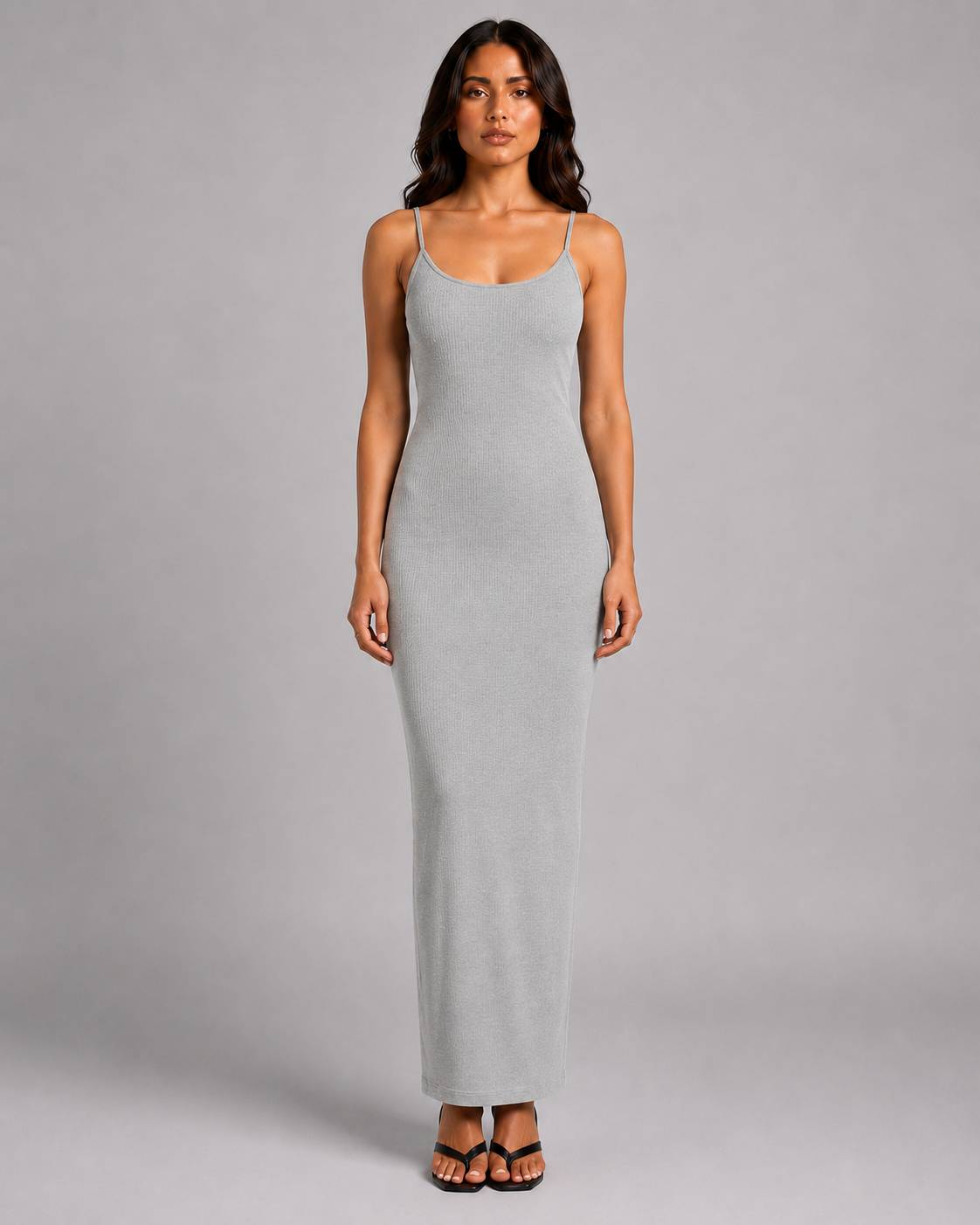 Spaghetti Strap Bodycon Maxi Dress – Slim Fit Party Dress