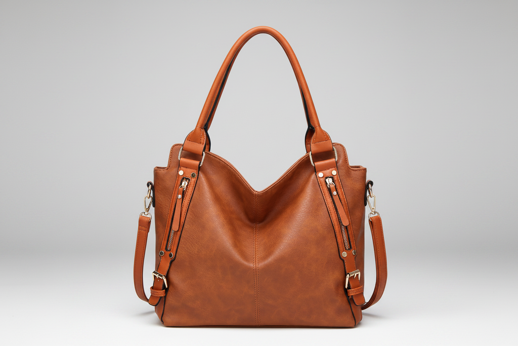 Women's Vintage Tote Bag – Gray Studio Background
